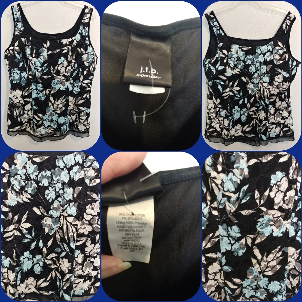 NWOT VERY CUTE CAMISOLE STYLE TOP SIZE 2X